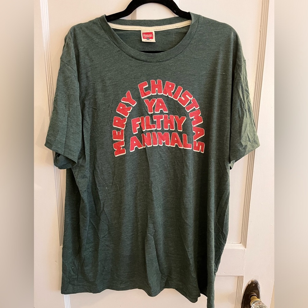 Homage - Merry Christmas Ya Filthy Animals - S/S XXL
